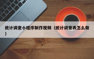 宿州统计调查小程序制作视频（统计调查表怎么做）